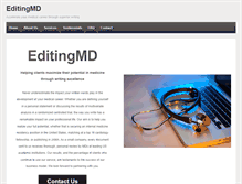 Tablet Screenshot of editingmd.com